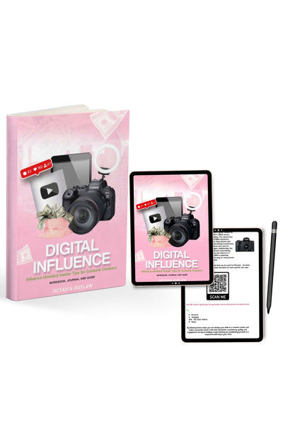 DIGITAL INFLUENCE Workbook , Journal and guide - PAPERBACK