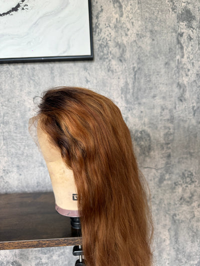 #13 NEW blonde brown ombré  lace frontal wig